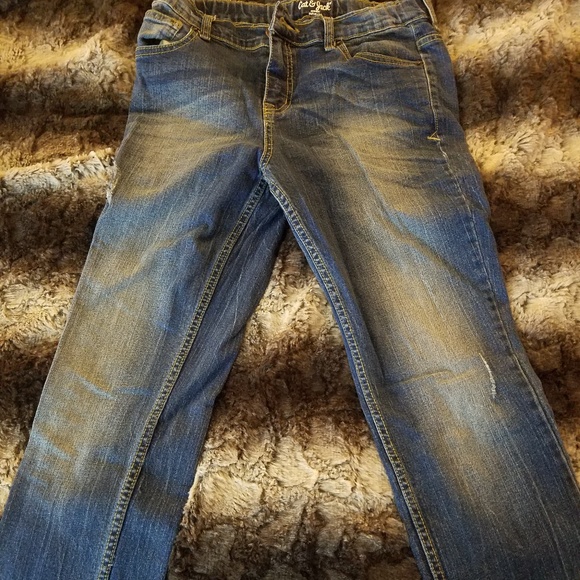 Boys distress cat and jack jeans - Picture 1 of 5